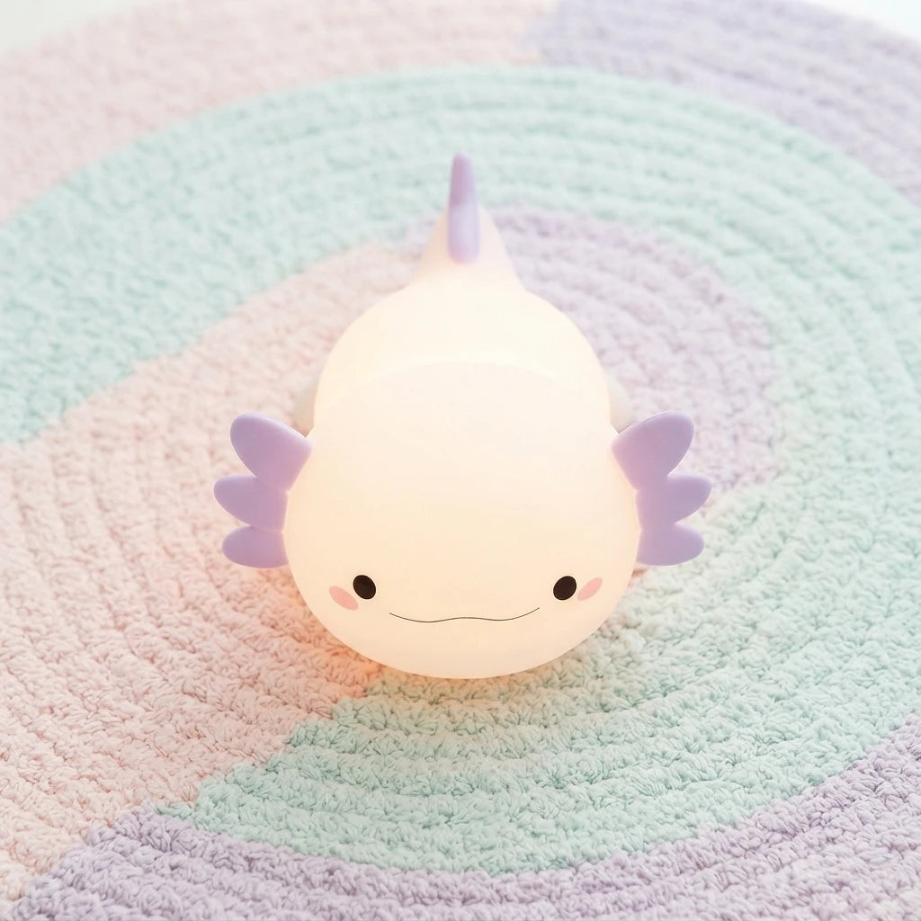 Puha Szilikon Axolotl Éjjeli Lámpa